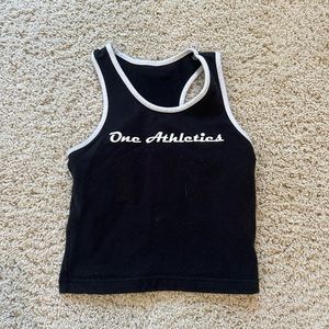 One Athletics racerback crop tank